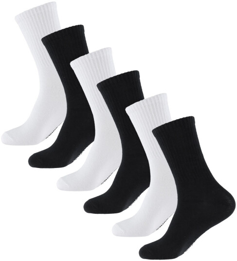 Jack & Jones Sokker 6 pack JacNolan Hvit/Svart 38/43 Sokker