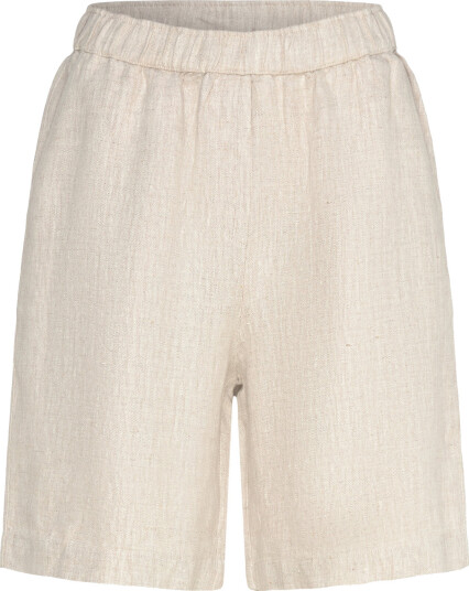 MOS MOSH Mmemmie Linen Bermuda Shorts - Beige - M
