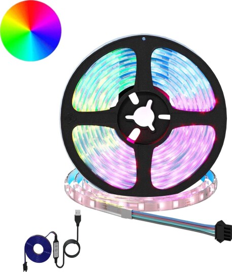 vidaXL LED Stripe 12 stk. Svart og gjennomsiktig Kobber og plast