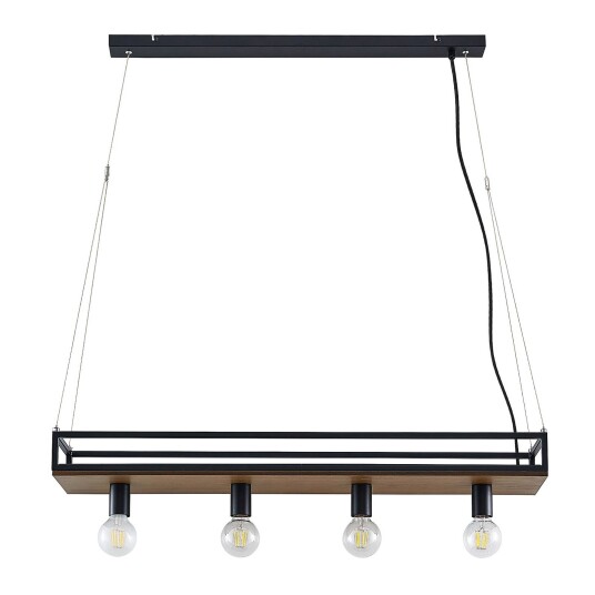 Lindby Kirista pendellampe, 4 lyskilder, tre Lindby Kirista pendellampe, 4 lyskilder, tre