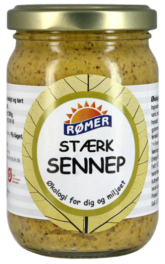 Rømer Sterk Sennep Økologisk 200g Rømer Sterk Sennep Økologisk 200g