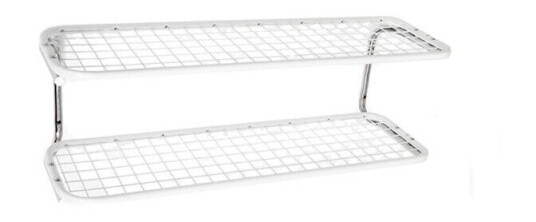 Essem Design Classic 650 skohylle hvit/krom, 2 niv?er, 80 cm Essem Design Classic 650 skohylle hvit/krom, 2 niv?er, 80 cm