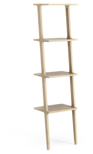 Swedese Libri hylle 4 hylleplater Lakkert eik