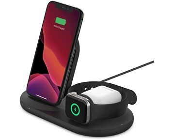 Belkin 3-in-1 Wireless Pad/Stand/Apple Watch Black