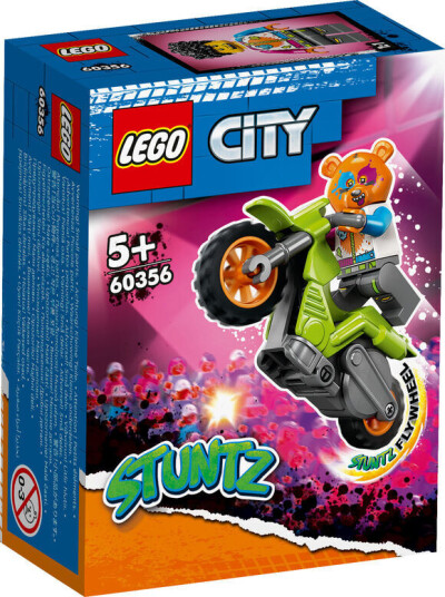 Stuntmotorsykkel med bjørn LEGO