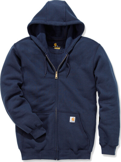 Carhartt Midweight Hettejakke med glidelås 2XL Blå Carhartt Midweight Hettejakke med glidelås 2XL Blå