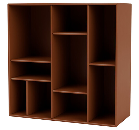 Montana COMPILE dekorativ hylle 69,6x69,6 cm Hazelnut 146
