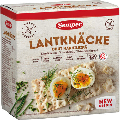 Semper Tynt Knekkebrød Glutenfri 230g