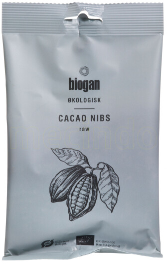 Biogan Kakao Nips Criollo Raw Ø 80g Biogan Kakao Nips Criollo Raw Ø 80g