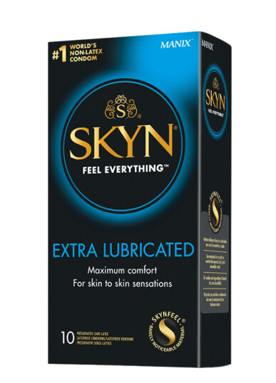 SKYN Kondomer SKYN Extra Lubricated 10pk SKYN Kondomer SKYN Extra Lubricated 10pk