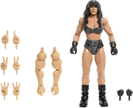 WWE Elite Collection 6" Summerslam Chyna Action Figure with Jesse Ventura BuildAFigure Part