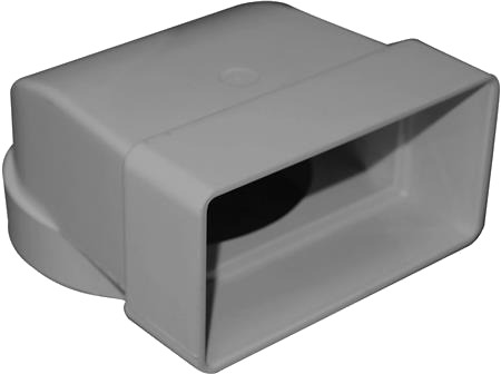 Fresh Plastsystem Rekt. 90° Plastbøjning 204X60 Mm Til Ø100 Mm Grå. Fresh Plastsystem Rekt. 90° Plastbøjning 204X60 Mm Til Ø100 Mm Grå.