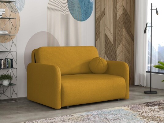 Ajmeri Sovesofa 2 seter i Plysj Gul Ajmeri Sovesofa 2 seter i Plysj Gul