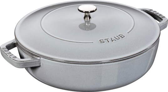 Staub Chistera kasserolle Ø28 cm 3,7 L Grå Staub Chistera kasserolle Ø28 cm 3,7 L Grå