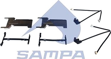 Slitekontakt bremsekloss SAMPA 092.793 Slitekontakt bremsekloss SAMPA 092.793