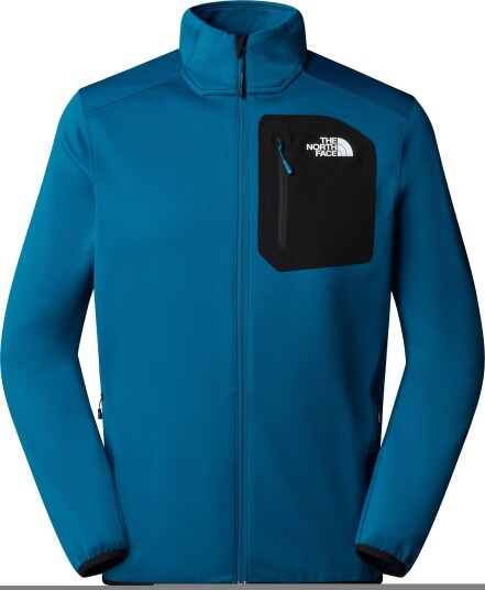 The North Face Men's Crest Full Zip Fleece Mineral Ink/TNF Black S The North Face Men's Crest Full Zip Fleece Mineral Ink/TNF Black S