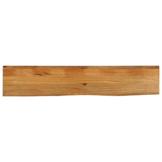 Bordplate 180x40x2,5 cm naturlig kant heltre mango 370545 Bordplate 180x40x2,5 cm naturlig kant heltre mango 370545