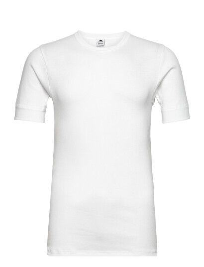 Dovre Dovre T-Shirts 1/4 Ærme Organi - White - S Dovre Dovre T-Shirts 1/4 Ærme Organi - White - S