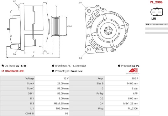 AS PL A01178S Dynamo