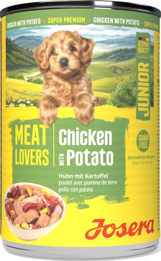 Josera våtfôr Meat Lovers Junior Meny Kylling 12 x 400 g