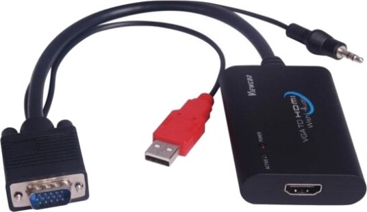 Premiumcord Khcon 04 Vga D Sub + 3.5Mm Hdmi Hankjønn Hunkjønn Rett Rett