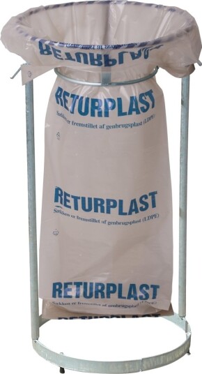 Affaldssække 56 Μm 850 X 1550 Mm Genanvendt Ldpe Transparent Kapacitet 240L Rulle A 10 Poser 10 Stk.