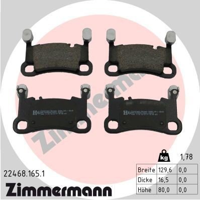 Bremseklosser ZIMMERMANN 22468.165.1