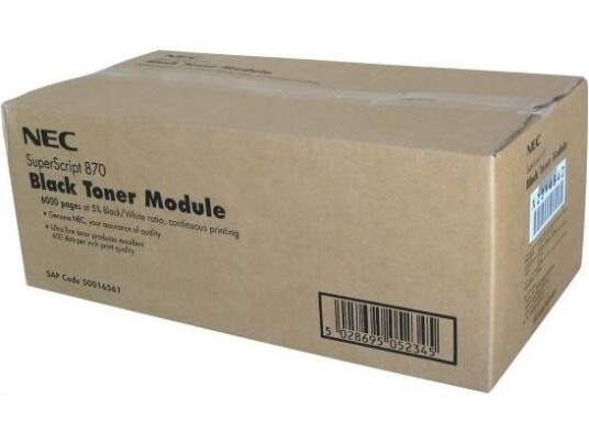 Nec Toner 50016561 Svart Nec Toner 50016561 Svart