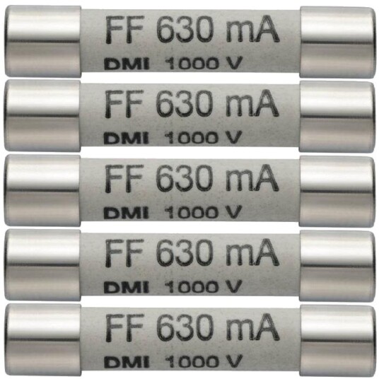 Testo Reservesikring 05900006 630 Ma/1000 v, 5-Pk