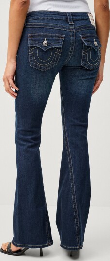 True Religion Jeans Joey Low Rise Flare Blå