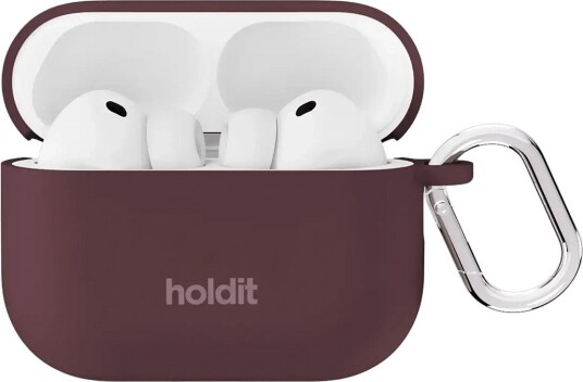 Holdit Silicone Case Solid Airpods Pro 3 - BORDEAUX - AIRPODS PRO 3