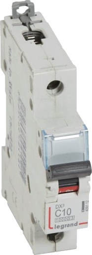 Legrand 10 stk DX³ MCB automatsikring C10 1P 1M 10/16kA