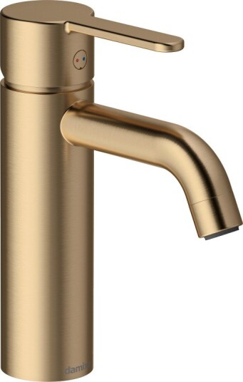 Damixa Silhouet Medium Servantbatteri 120 mm Børstet Bronse
