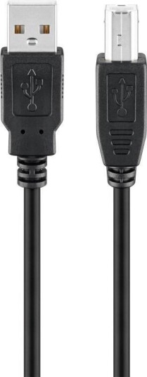 Goobay USB2.0 Hi-Speed Kabel 1,8 m Sort Goobay USB2.0 Hi-Speed Kabel 1,8 m Sort