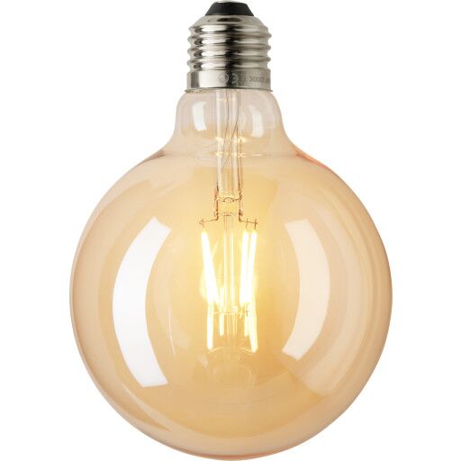 Halo Design Deko E27 globepære 4W Ravfarget