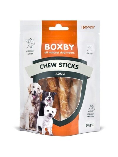 Boxby Chew Sticks Chicken 80G Boxby Chew Sticks Chicken 80G