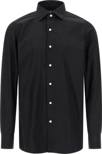 Finamore Herre Skjorter Svart 5XL, Finamore Herre Skjorter Svart 5XL,