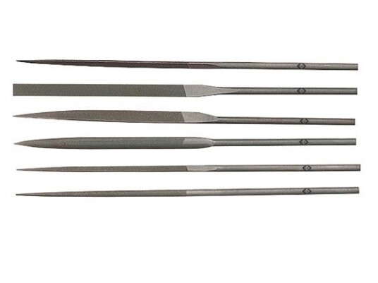 C.K Needle File Set Of 6 C.K. T0124p 140 Mm