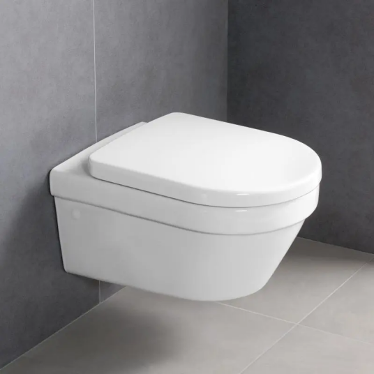 V&B Architectura Toalettpakke Med sete og lokk, Hvit med DirectFlush V&B Architectura Toalettpakke Med sete og lokk, Hvit med DirectFlush
