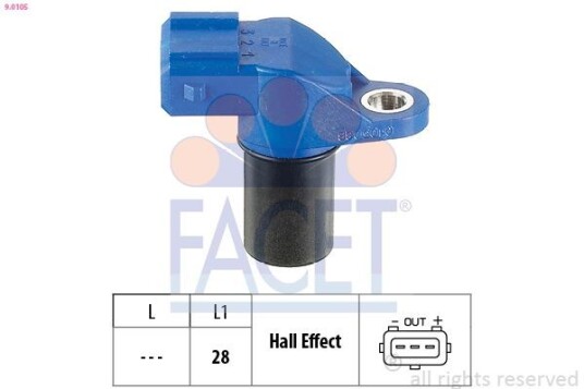 Sensor, turtall FACET 9.0105 Sensor, turtall FACET 9.0105