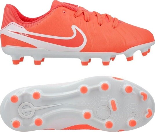 Nike Tiempo Legend 10 Academy Mg Mad Energy   Lava/hvit Barn   Multi Ground (Mg) størrelse 36½