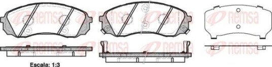 Bremseklosser REMSA 1291.02