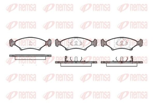 Bremseklosser REMSA 0502.02