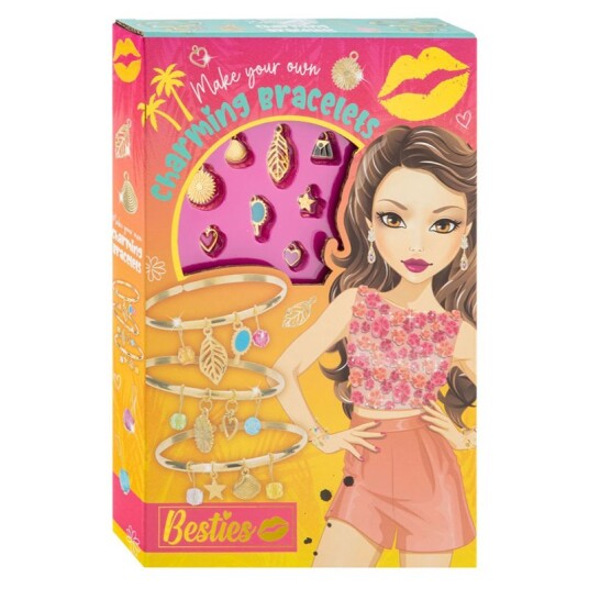 Besties smykkesett Charm armbånd