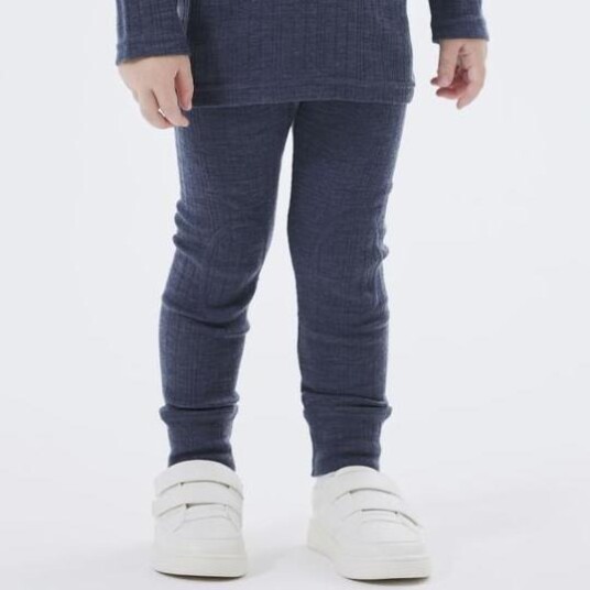Name It Leggings i merinoull "WANG" Mini Ombre Blue