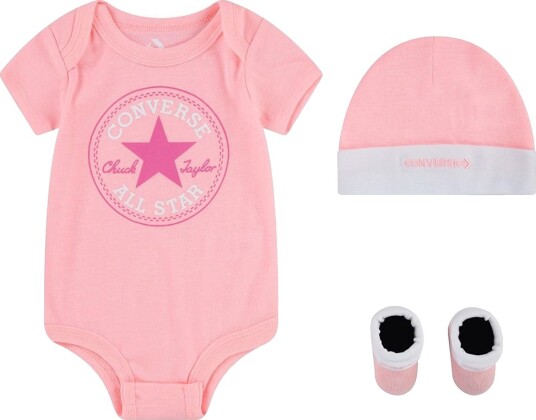 Converse C1-Bodysuit+Hat+Bootie - Pink - 50/68