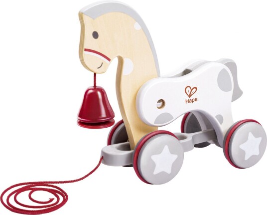 Hape Pony Pull Along 87-0367 Hape Pony Pull Along 87-0367