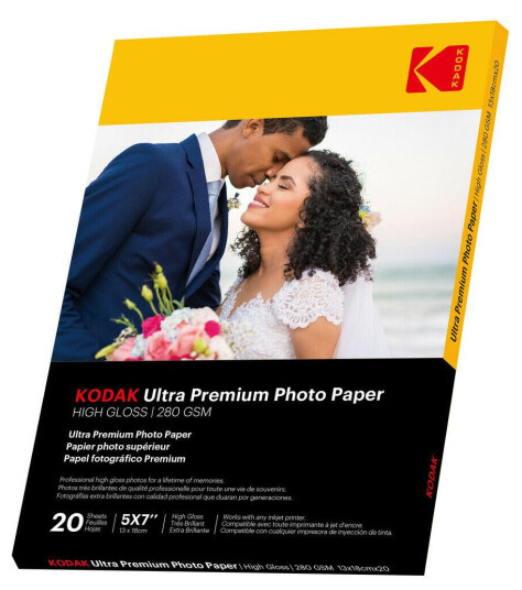 Kodak Ultra Glossy fotopapir 280g 13x18cm 20 ark