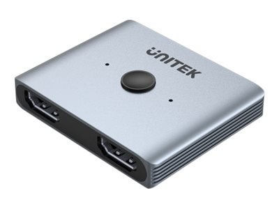 Unitek - Video/Audio Splitter/Switch - 8K, Bidirectional - 2 X Hdmi - Stasjonær