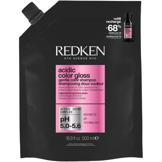 Redken Acidic Color Gloss Sjampo Refill 500 ml - Glans og Fargebevaring Redken Acidic Color Gloss Sjampo Refill 500 ml - Glans og Fargebevaring